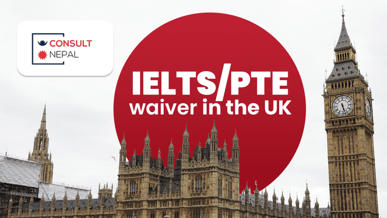 apply to the UK without IELTS/PTE